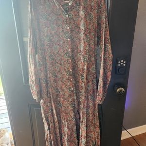Boho shirt dress